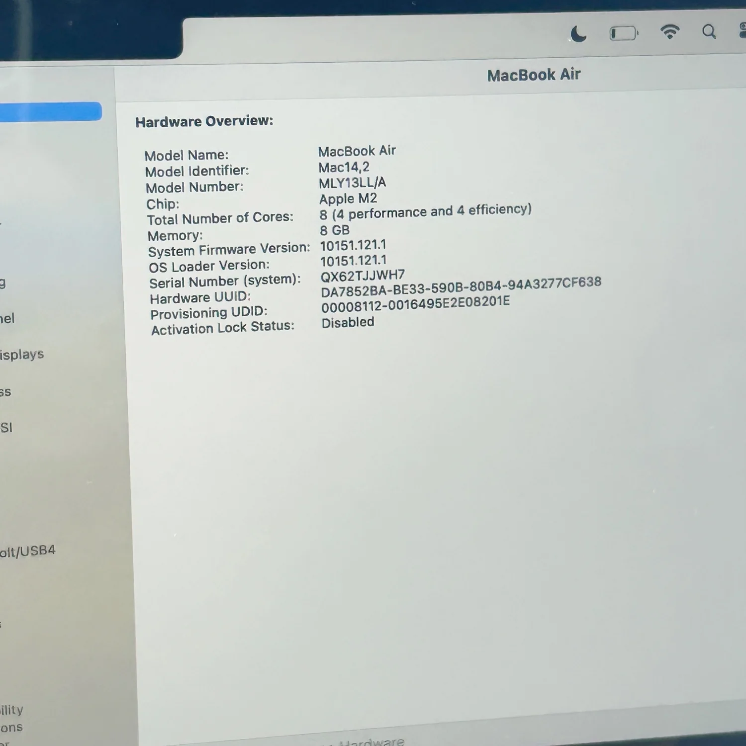 2022 Apple MacBook Air 13.6" M2 8C GPU 3.5GHz 8GB RAM 256GB SSD MLY13LL/A - Image 10