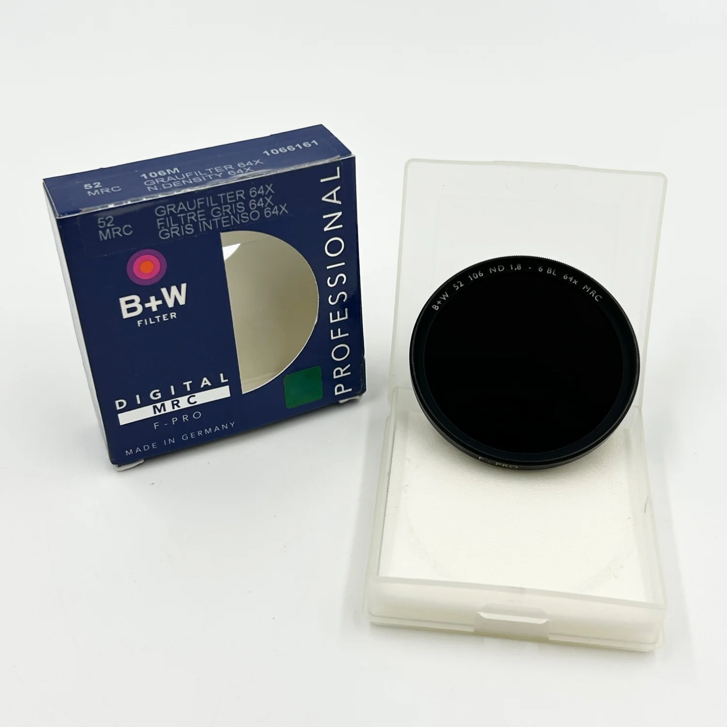 B+W MRC 52MM 106M ND 1.8-6 BL 64x (6-Stop) ND Filter 1066161 - Image 5