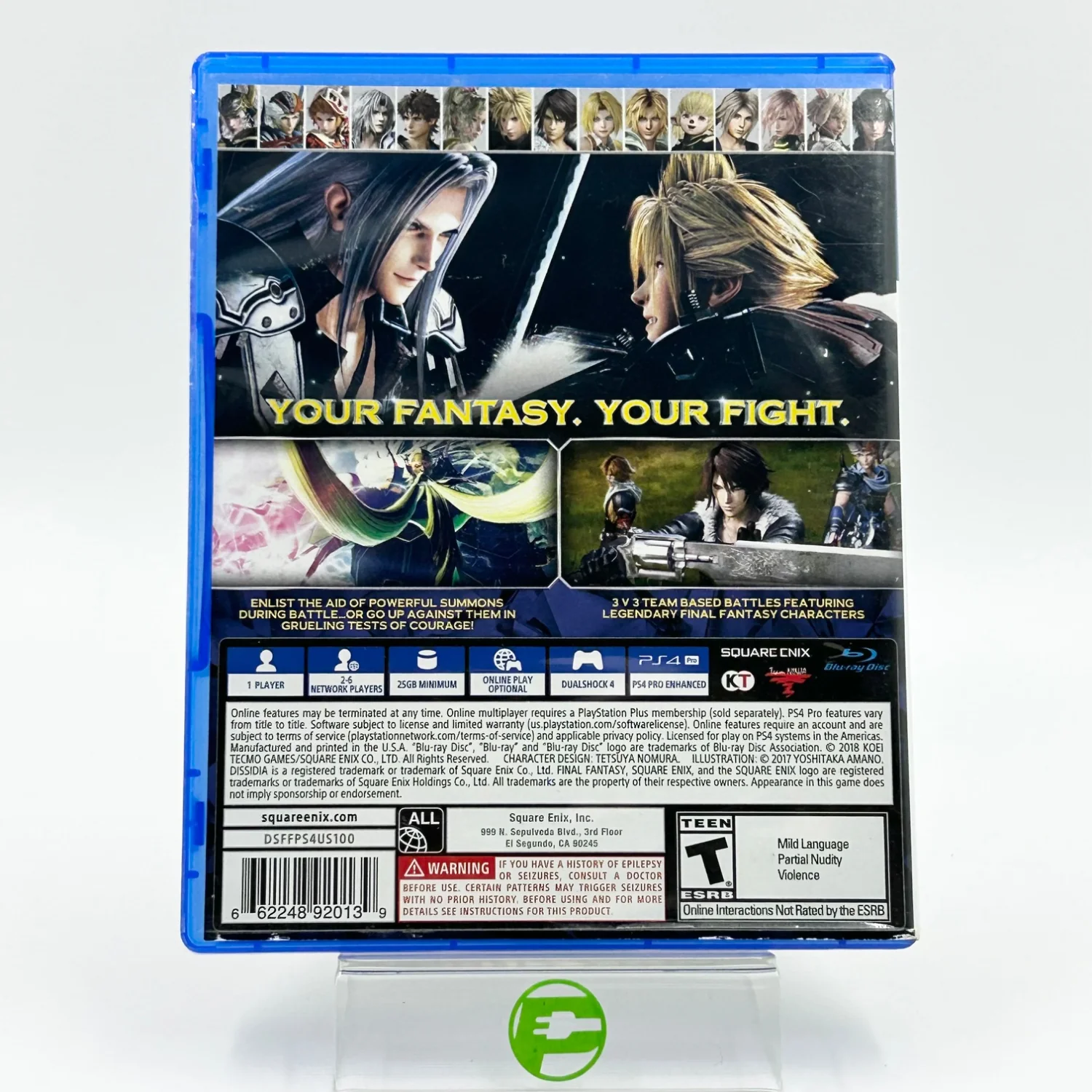 Dissidia Final Fantasy NT (Sony PlayStation 4 PS4, 2018) - Image 2