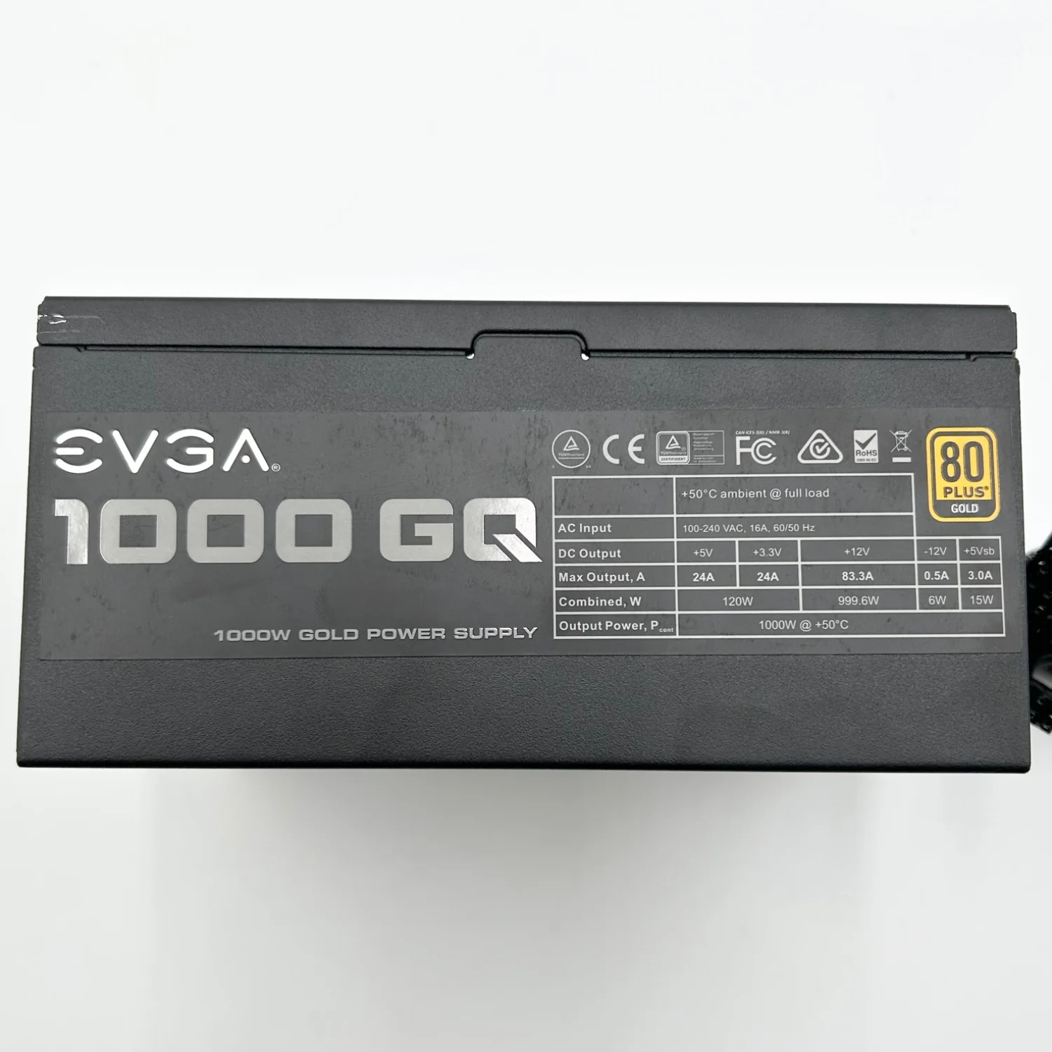 EVGA 1000 GQ 210-GQ-1000 80 Plus Gold 1000W Semi Modular Power Supply - Image 4