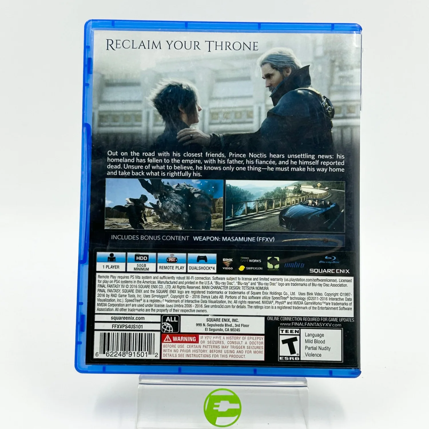 Final Fantasy XV [Day One Edition] (Sony PlayStation 4 PS4, 2016) - Image 2