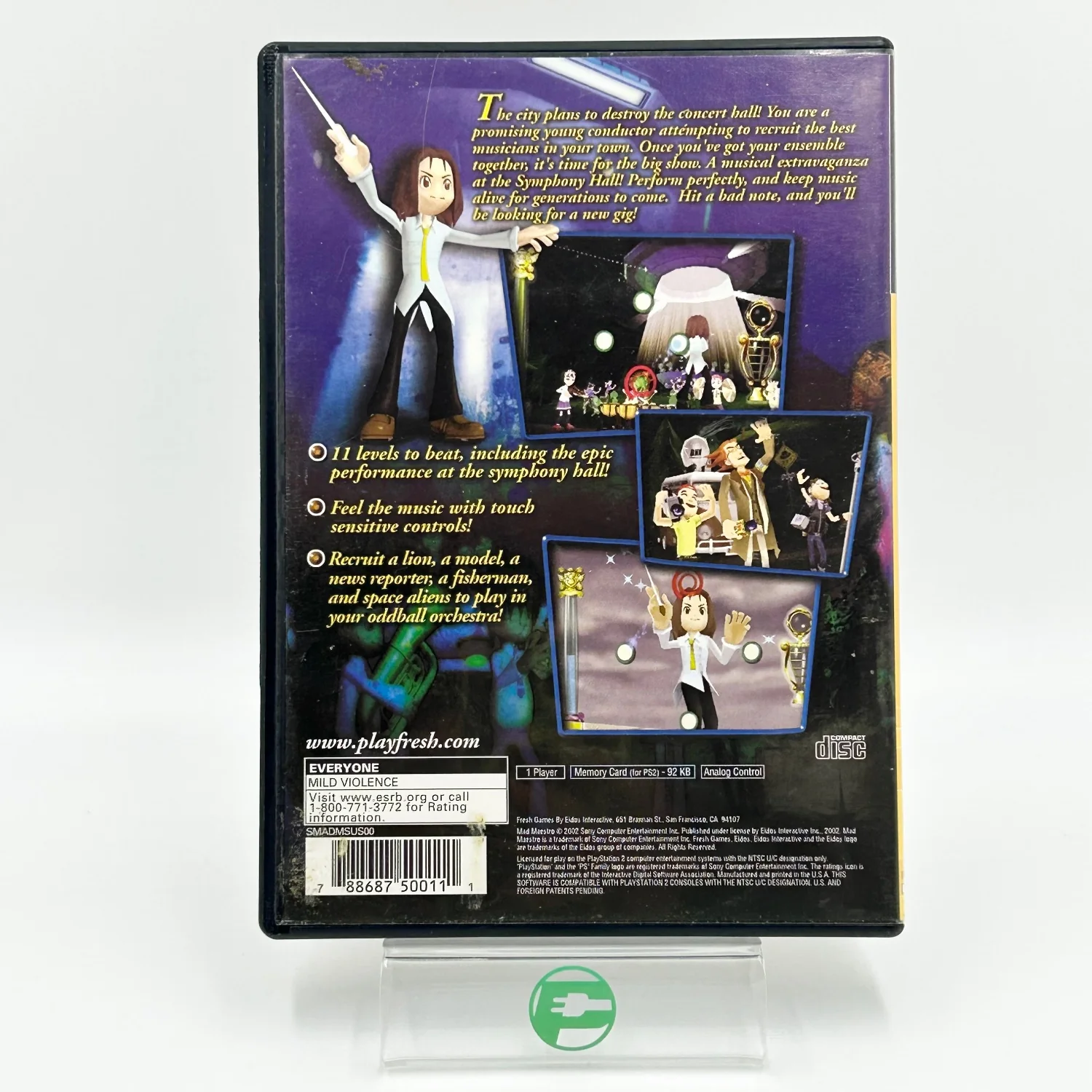 Mad Maestro (Sony PlayStation 2 PS2, 2002) - Image 3