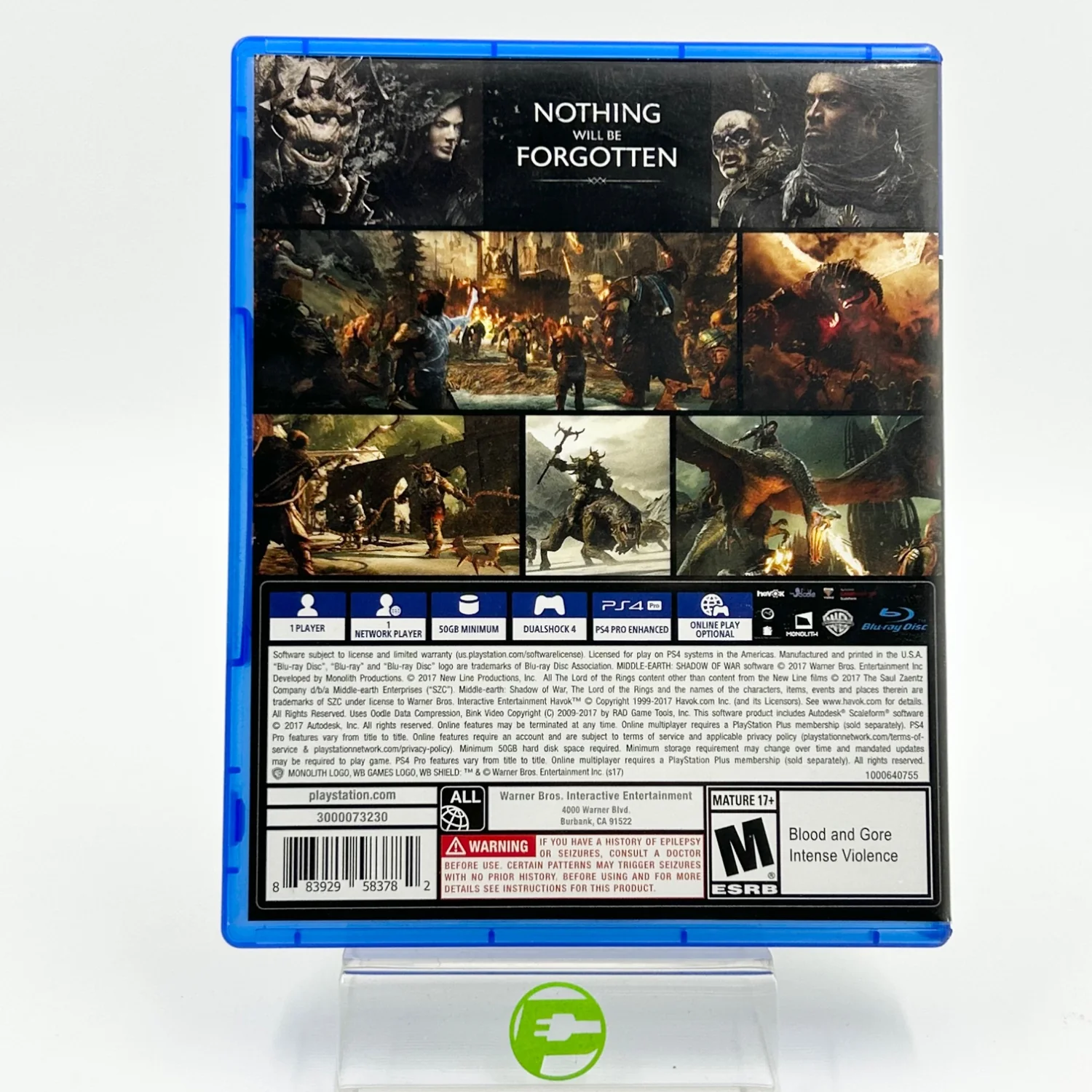 Middle Earth: Shadow of War (Sony PlayStation 4 PS4, 2017) - Image 2