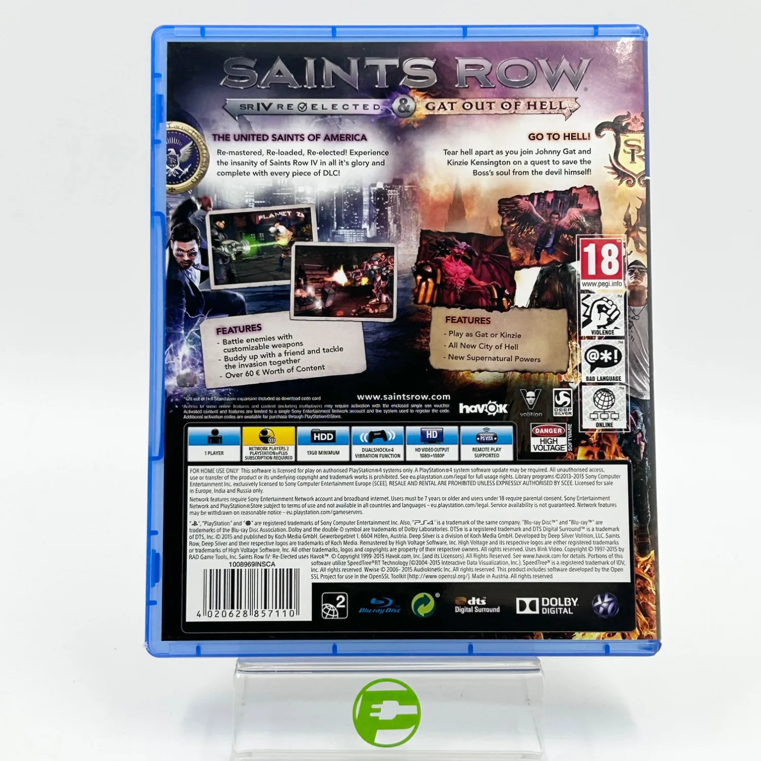 Saints Row IV: Re-Elected & Gat Out Of Hell (PAL Playstation 4, 2015) - Image 2