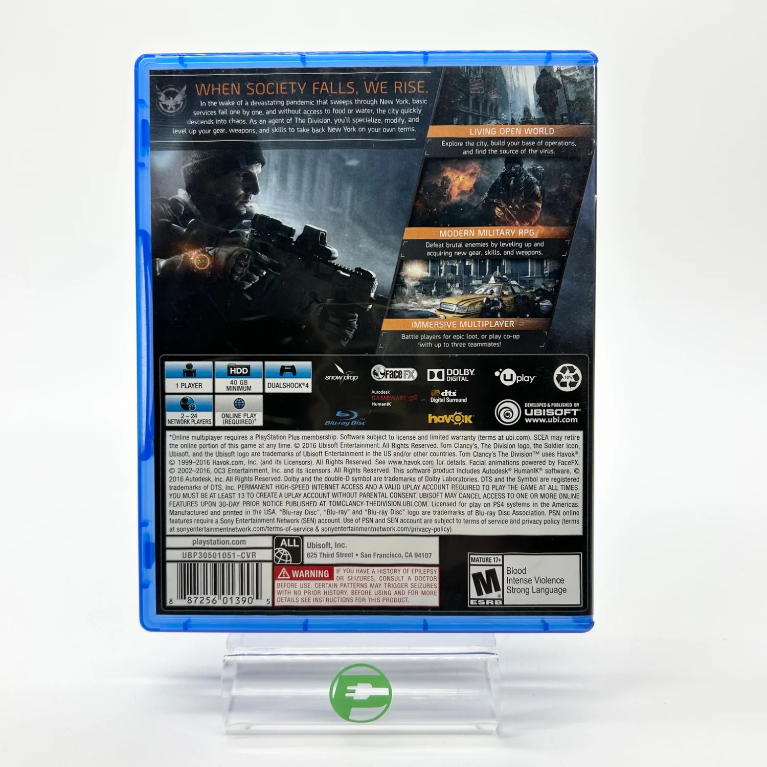 Tom Clancy's The Division (Sony PlayStation 4 PS4, 2016) - Image 2