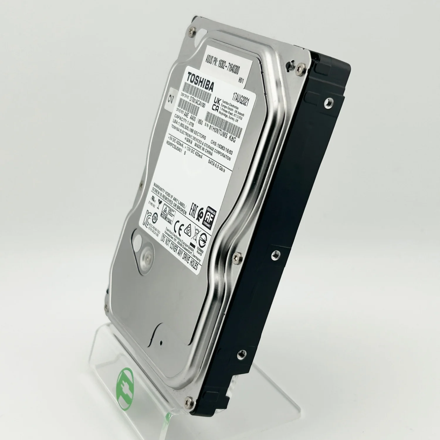 Toshiba 3.5" Hard Drive 1TB SATA III 6Gbps HDD DT01ACA100 - Image 4