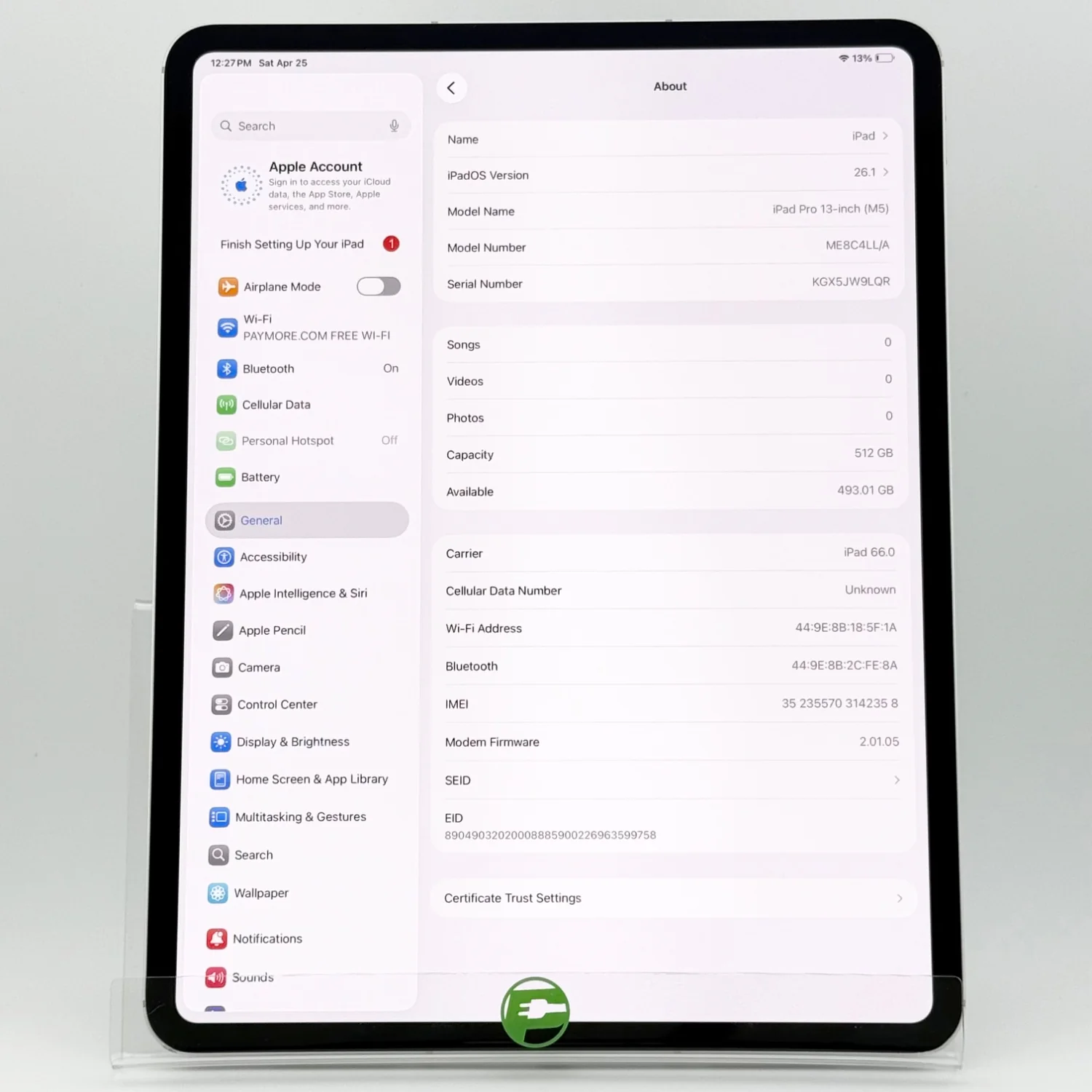 Unlocked Apple iPad Pro 13" M5 512GB Silver ME8C4LL/A - Image 8