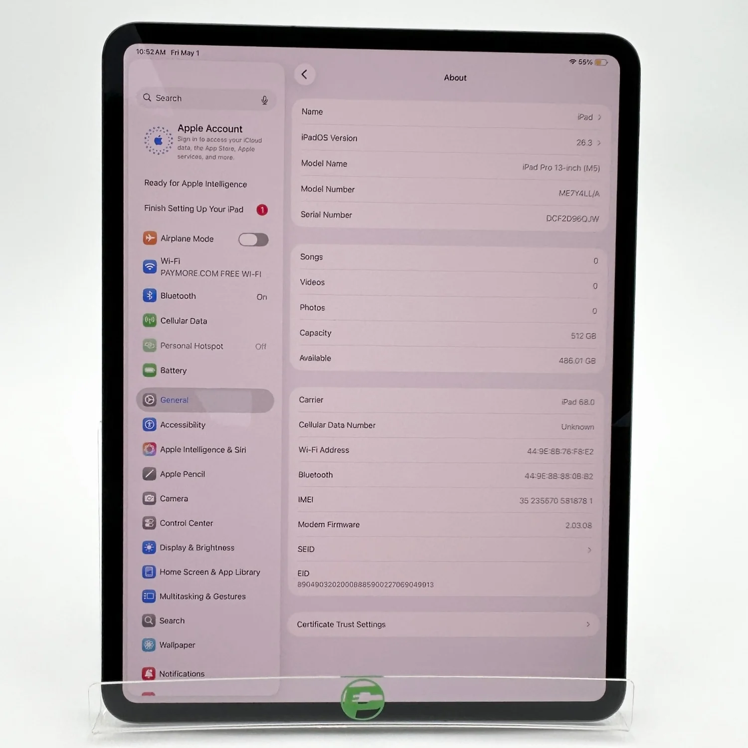Unlocked Apple iPad Pro 13" M5 512GB Space Black ME7Y4LL/A - Image 8